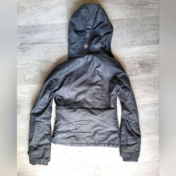 size XXS TNA Dark Gray Parka For Women - Picture 4 of 5